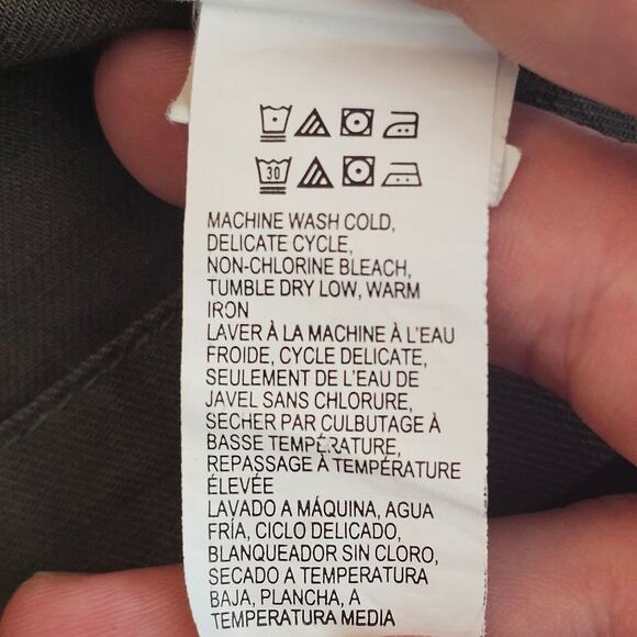 Lucky Brand Clothing Military Style Jacket Army Green Womens Large 06-KH1 - Picture 9 of 10